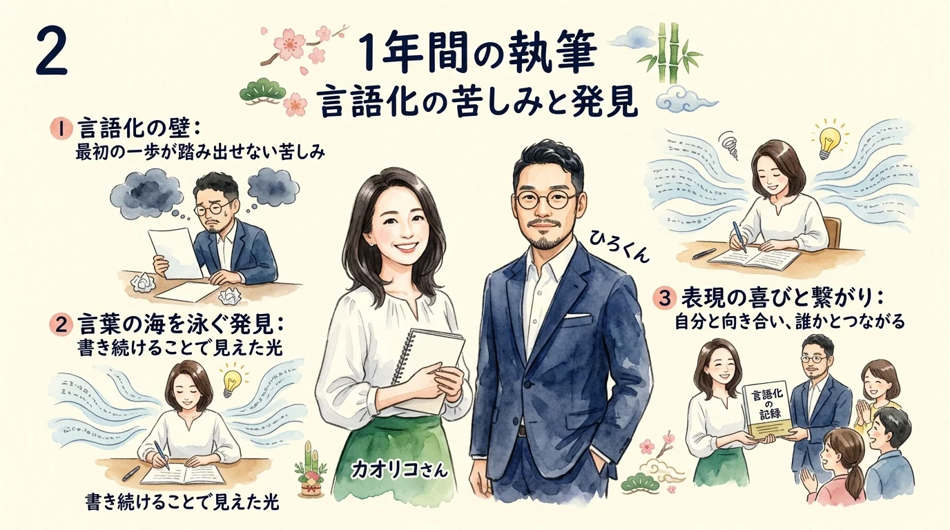 1年間の執筆 言語化の苦しみと発見