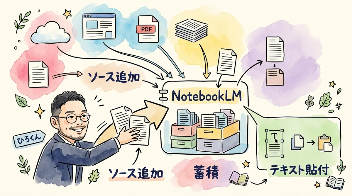 壁打ち結果をNotebookLMのソースに入れる