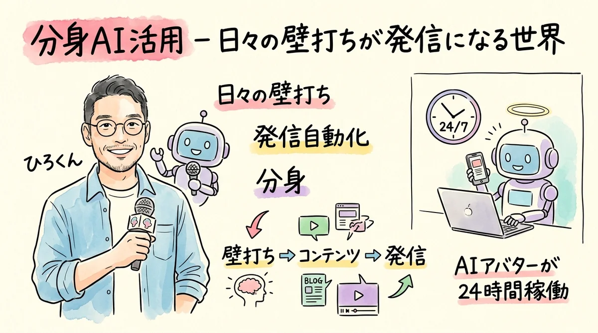 分身AI活用で壁打ちが発信になる