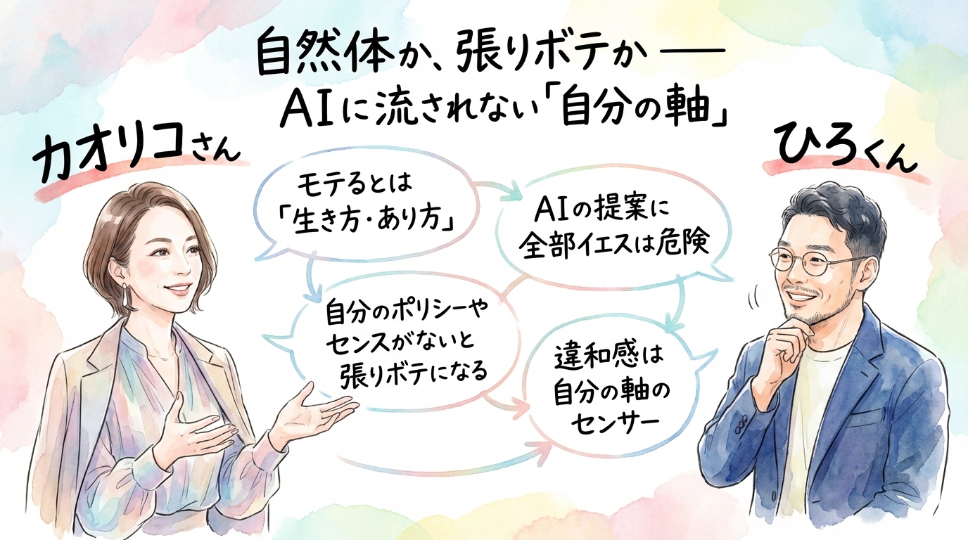 モテは才能じゃない|AI時代こそ"印象"が最強の武器【社長モテる化計画 LIVE #5】 自然体か張りボテか AIに流されない自分の軸