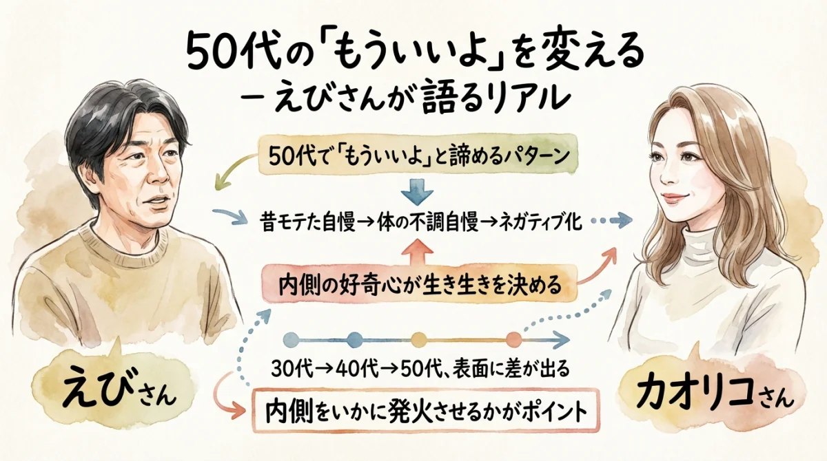 モテは才能じゃない|AI時代こそ"印象"が最強の武器【社長モテる化計画 LIVE #5】 50代のもういいよを変える えびさんが語るリアル