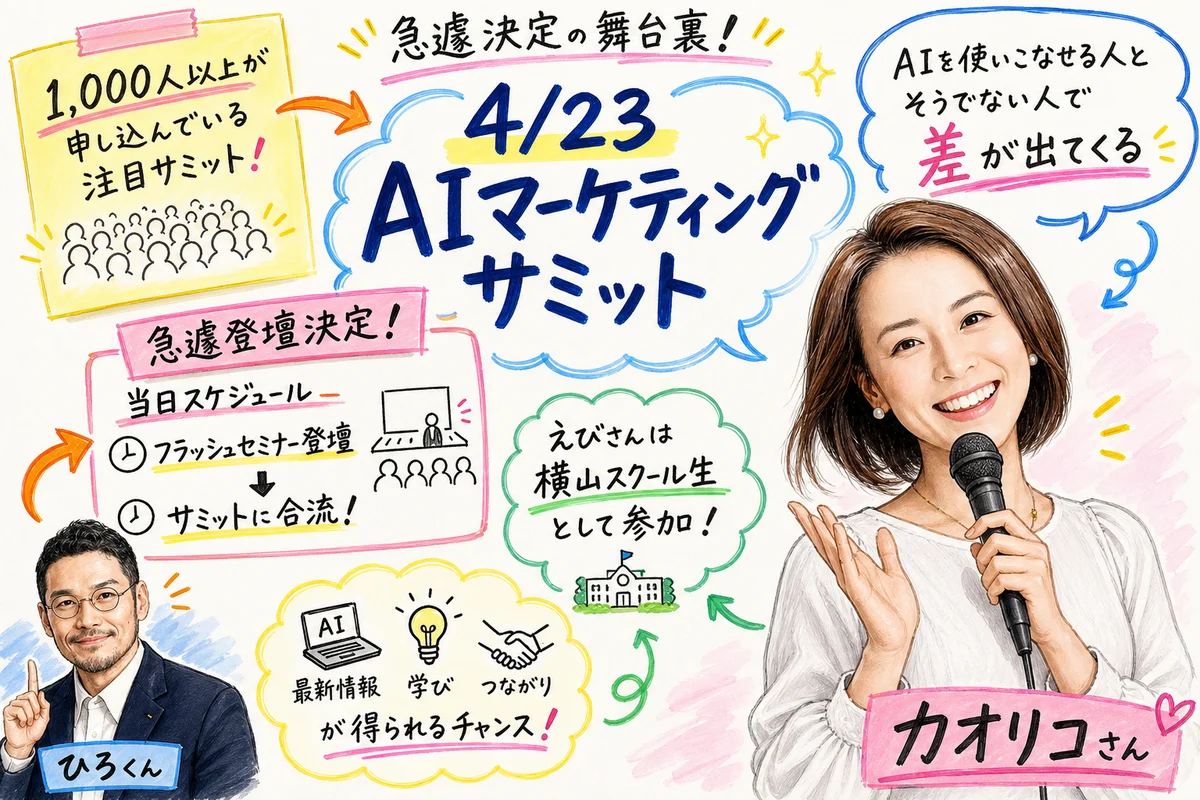 AIマーケティングサミット登壇告知 社長モテる化計画LIVE #8