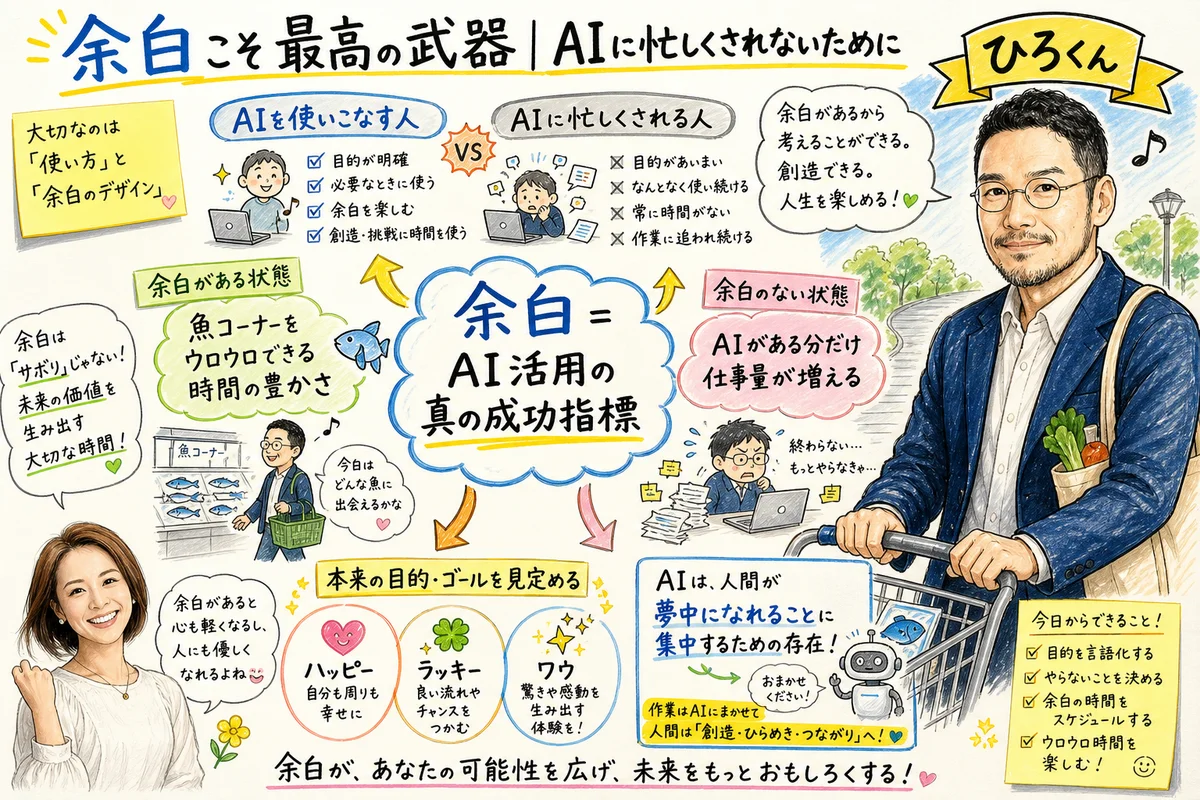 余白の大切さ AIを使いこなす人と忙しくなる人の違い 社長モテる化計画LIVE #8