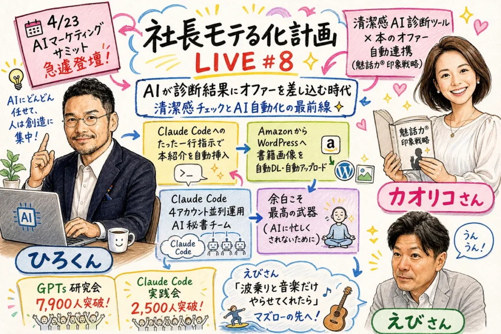 社長モテる化計画LIVE #8 ひろくん・えびさん・カオリコさん グラレコHERO