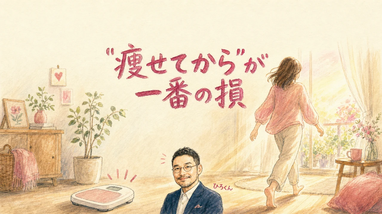 「痩せてから」が一番の損—体型と成婚率の本当の関係