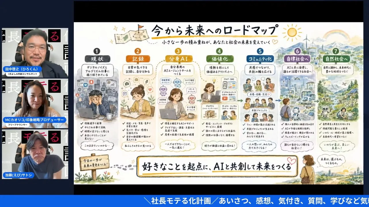 リアル会企画を語り合う3人のLIVE映像