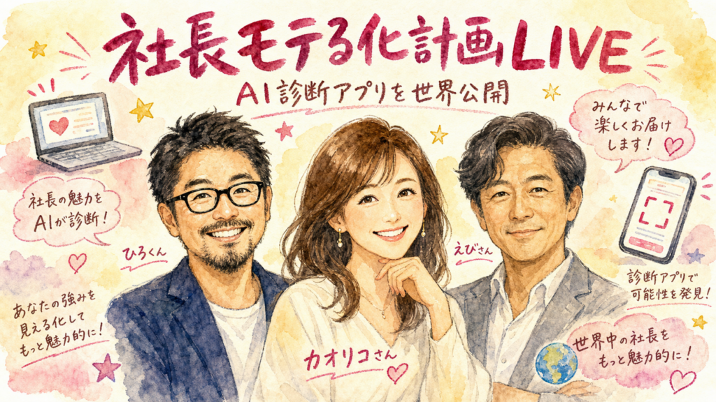 社長モテる化計画LIVE 全体図